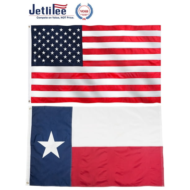 3' X 5' 3x5 USA Flag American Flag Texas State Flag WHOLESALE LOT USA Seller Set 